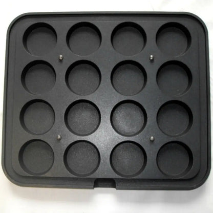 16 IMPRONTE TONDE Ø 68/61 H 18 MM - PIASTRA PER COOKMATIC 380X330 MM - PIASTRA-13 - PAVONI ITALIA - TEGLIE E STAMPI