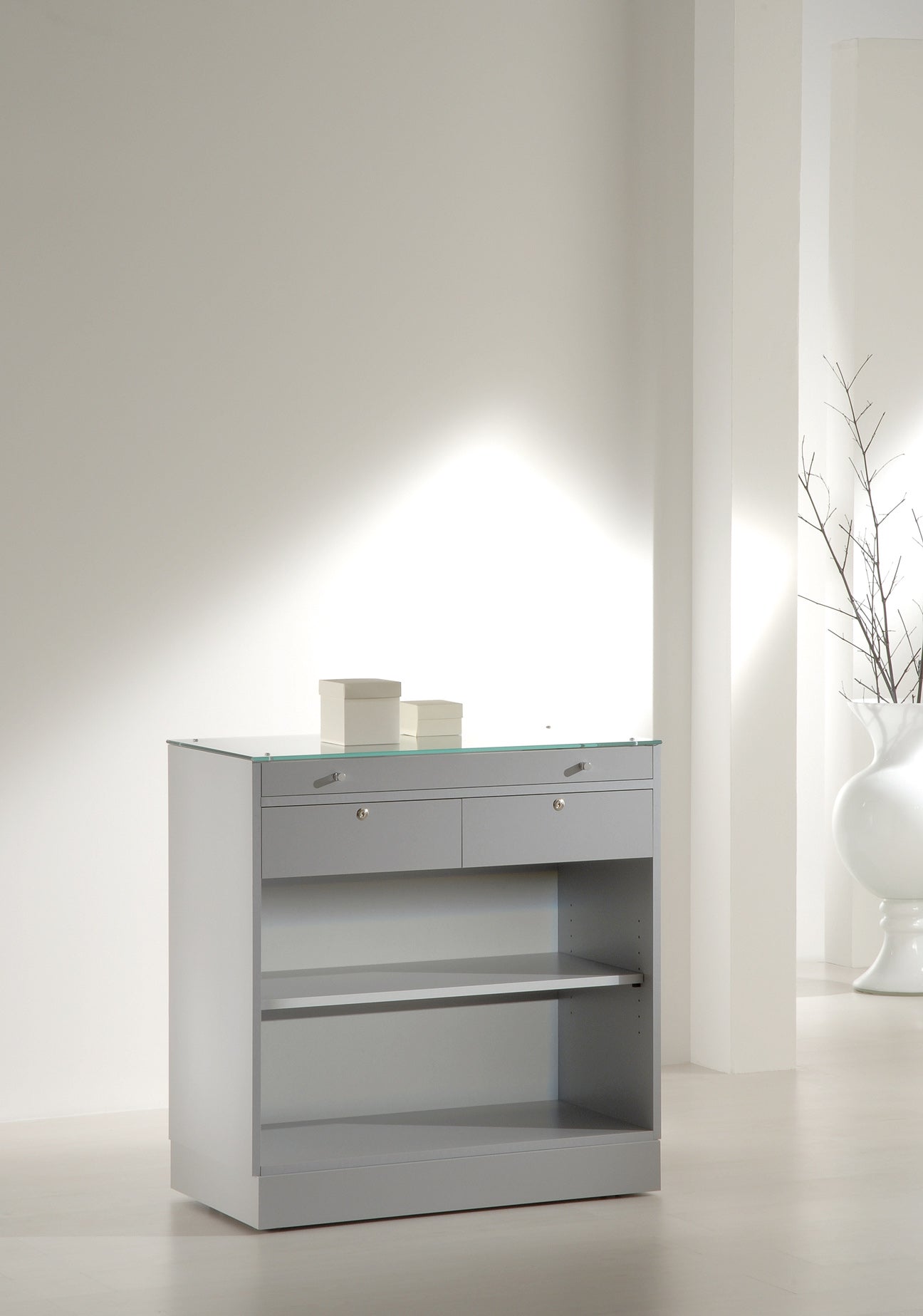 BANCHI VENDITA LAMINATO 88X46X90 CM - 162/MG - ITALVETRINE