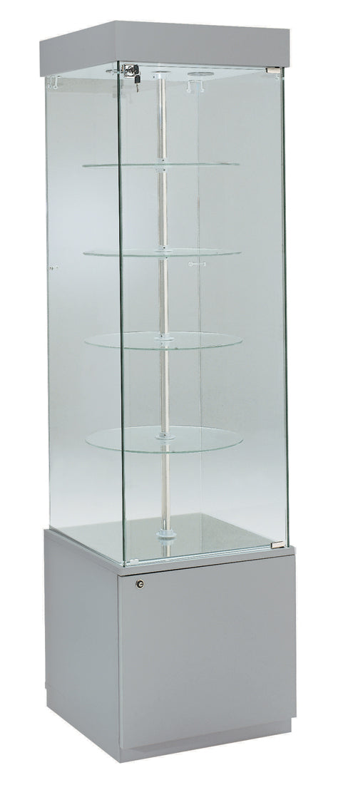 VETRINE GIREVOLI LAMINATO 53X53X188 CM - 171/R - ITALVETRINE