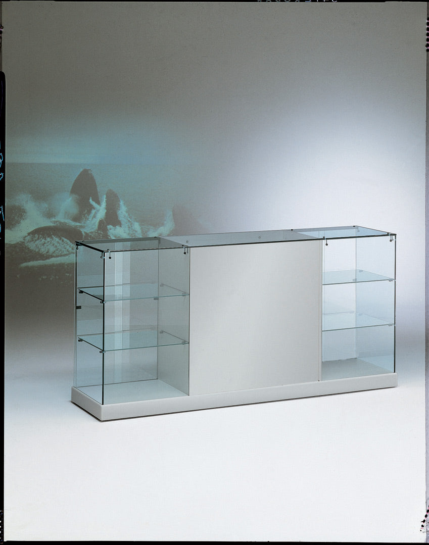 BANCHI VENDITA BLACK&WHITE 183X46X90 CM - 180/B - ITALVETRINE