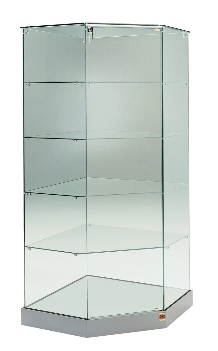 VETRINE ANGOLARI LAMINATO 73X73X180 CM - 182/AG - ITALVETRINE