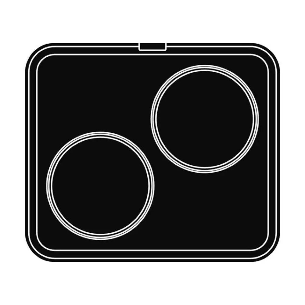 2 IMPRONTE TONDE Ø 160/146 H 22 MM - PIASTRA PER COOKMATIC 380X330 MM - PIASTRA-Z - PAVONI ITALIA - PIASTRE E STAMPI