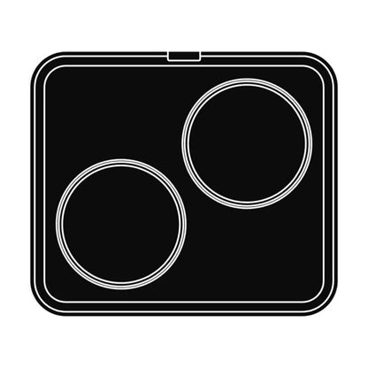 2 IMPRONTE TONDE Ø 160/146 H 22 MM - PIASTRA PER COOKMATIC 380X330 MM - PIASTRA-Z - PAVONI ITALIA - PIASTRE E STAMPI