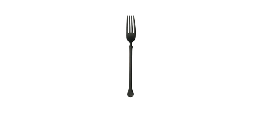 KIEV PVD NERO INVECCH.FORCHETTA TAVOLA INOX 18/10 - 200042 - MORINI