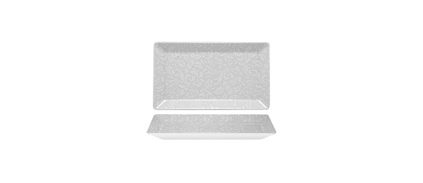 TIFFANY BIANCO VASSOIO RETTANGOLARE KIMI 29X17,5 - 201058 - MORINI