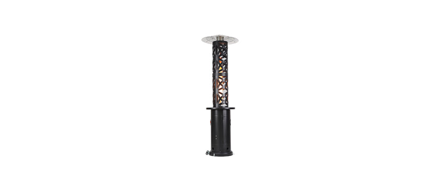 ARABESQUE STUFA A GAS NERA C/RUOTE CM70 H220 - 201145 - MORINI