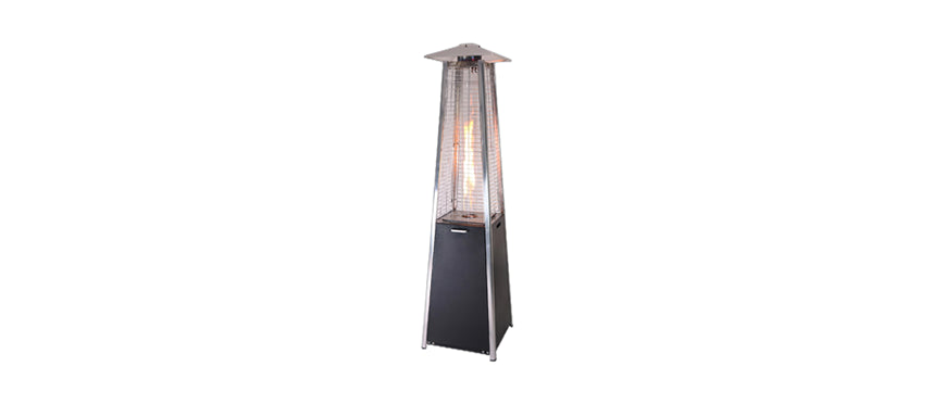 PYRAMID STUFA A GAS NERA CM50X50 H190 - 201146 - MORINI