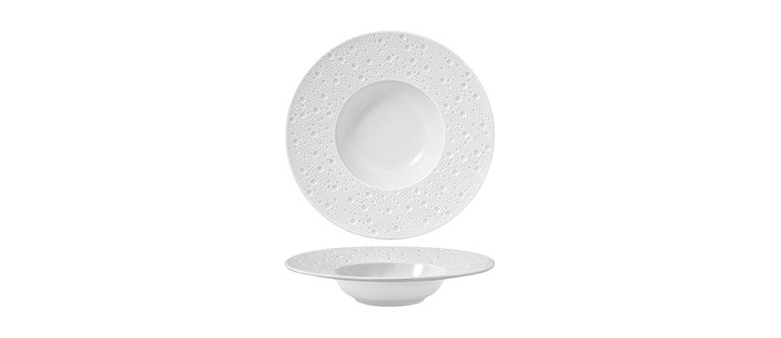 GURAL MOON BIANCO PIATTO PASTA GOURMET 27 - 201168 - MORINI