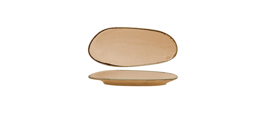 GURAL COL.GLAZE HAZELNUT NBN VASSOIO ORG.31X14 - 201174 - MORINI