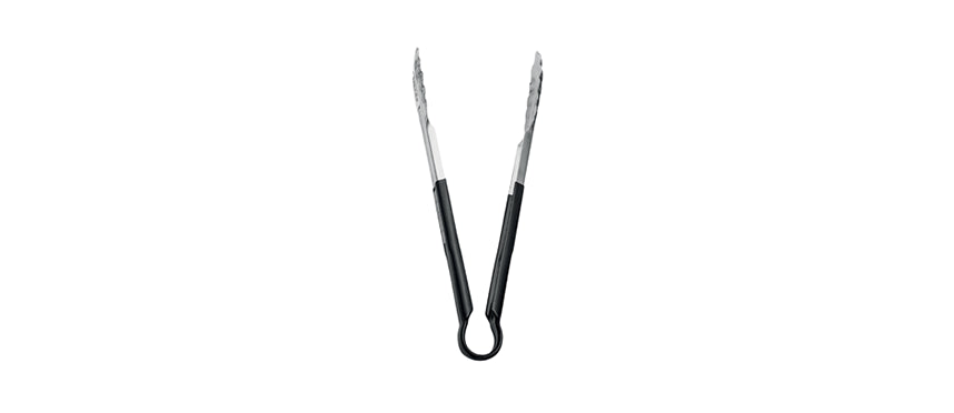 PINZA INOX PER GRILL MANICO NERO CM30 - 201348 - MORINI