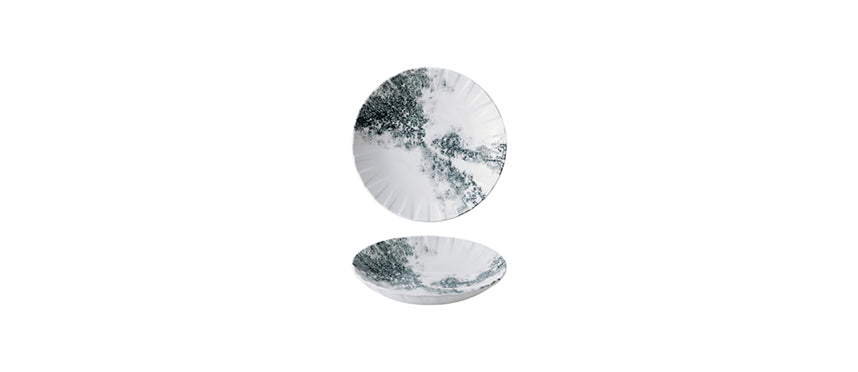 CH.ALCHEMY ABSTRACT SMOKE BLACK PIATTO FONDO  27,1 - 201366 - MORINI