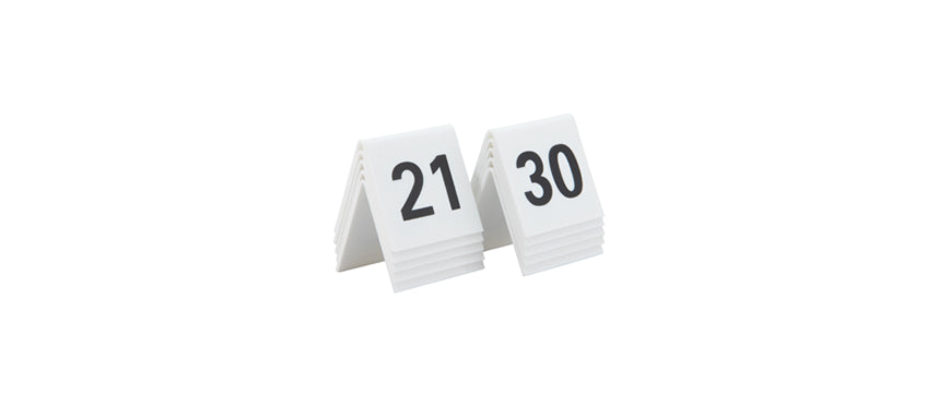 CONF.10 PZ SEGNAPOSTO ACRILICO BIANCO 21-30 - 201426 - MORINI