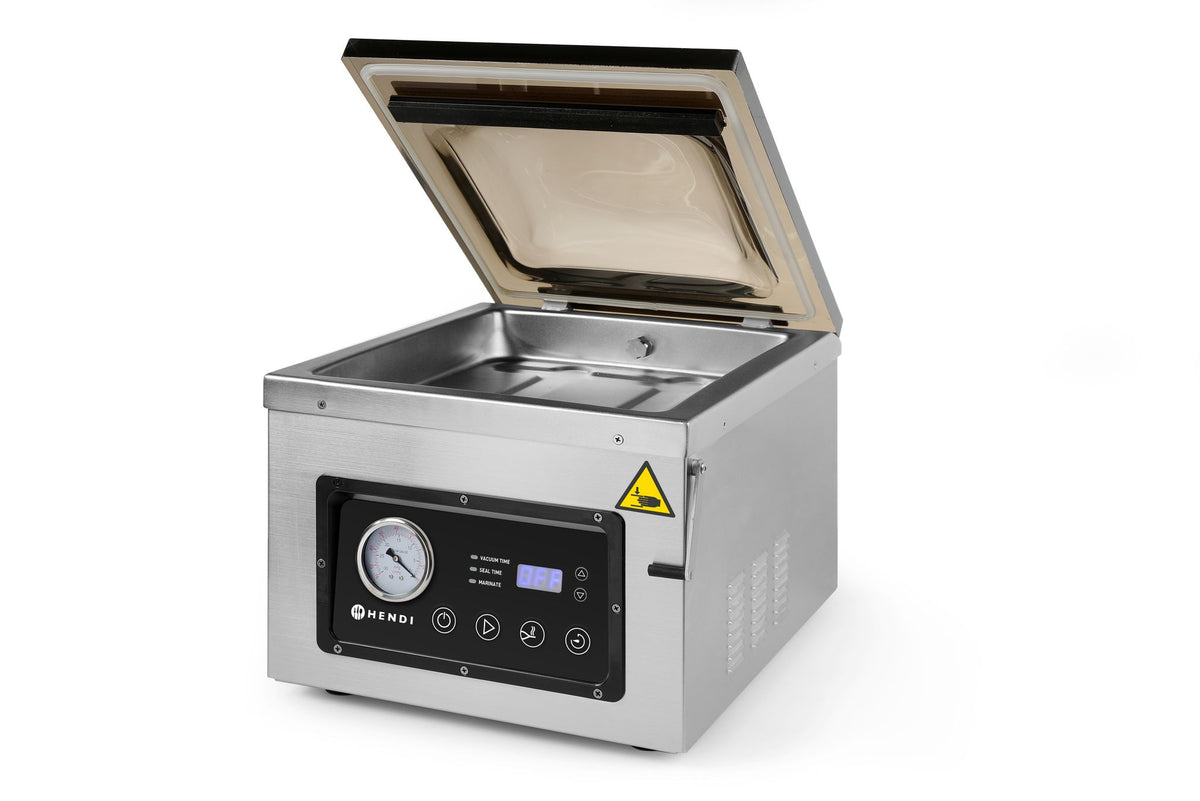 MACCHINA SOTTOVUOTO A CAMPANA PROFI LINE 300, HENDI, PROFI LINE, BARRA SALDANTE DA 300MM, 230V/950W, - 201435