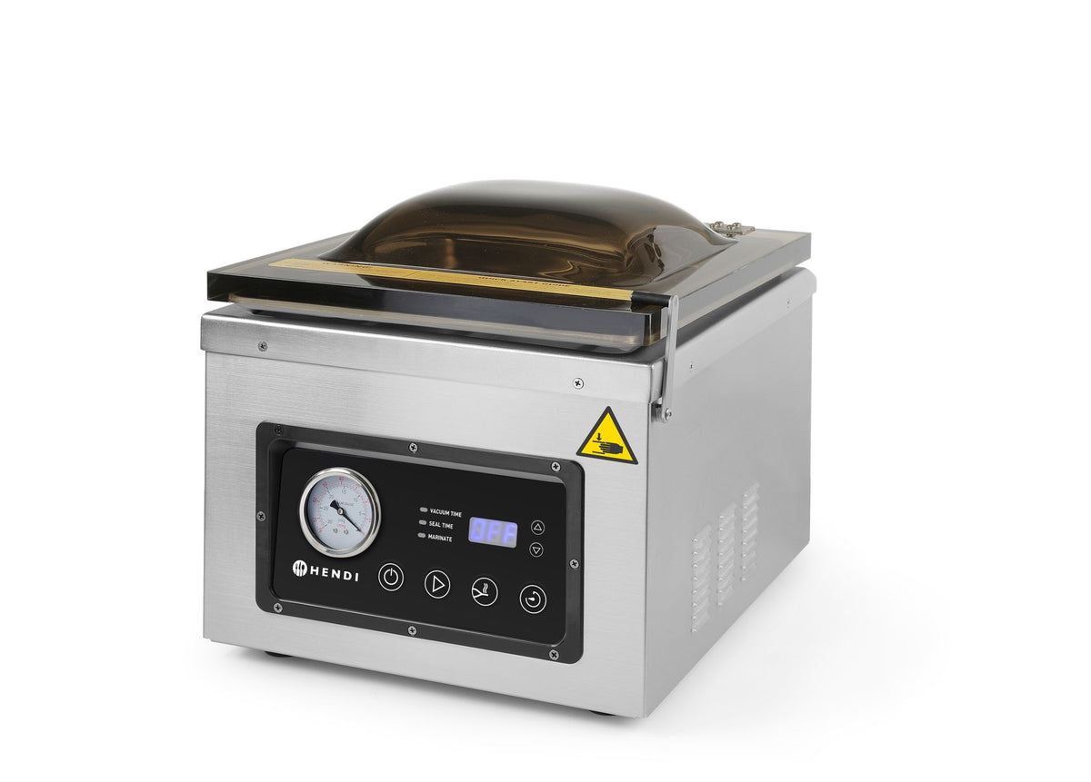 MACCHINA SOTTOVUOTO A CAMPANA PROFI LINE 300, HENDI, PROFI LINE, BARRA SALDANTE DA 300MM, 230V/950W, - 201435