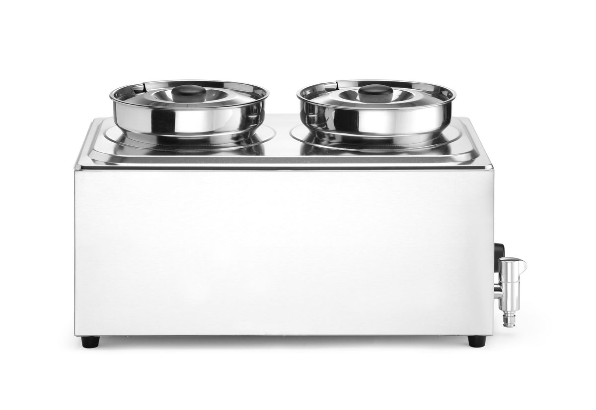 SET: BAGNO-MARIA RANGER + 2 CONTENITORI DA 4L CON COPERCHIO, HENDI, GN (H)150MM, 8L, 230V/1000W, 604 - 201473
