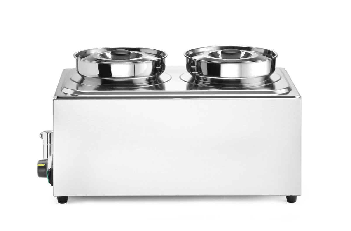 SET: BAGNO-MARIA RANGER + 2 CONTENITORI DA 4L CON COPERCHIO, HENDI, GN (H)150MM, 8L, 230V/1000W, 604 - 201473