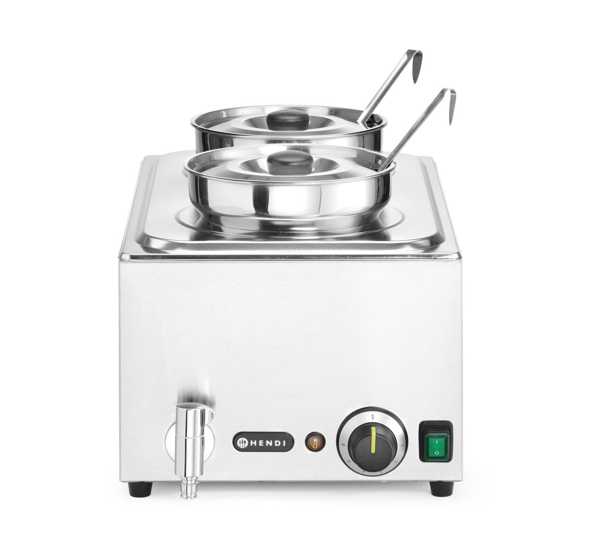SET: BAGNO-MARIA RANGER + 2 CONTENITORI DA 4L CON COPERCHIO, HENDI, GN (H)150MM, 8L, 230V/1000W, 604 - 201473
