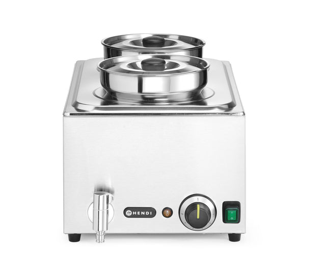 SET: BAGNO-MARIA RANGER + 2 CONTENITORI DA 4L CON COPERCHIO, HENDI, GN (H)150MM, 8L, 230V/1000W, 604 - 201473