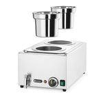 SET: BAGNO-MARIA RANGER + 2 CONTENITORI DA 4L CON COPERCHIO, HENDI, GN (H)150MM, 8L, 230V/1000W, 604 - 201473