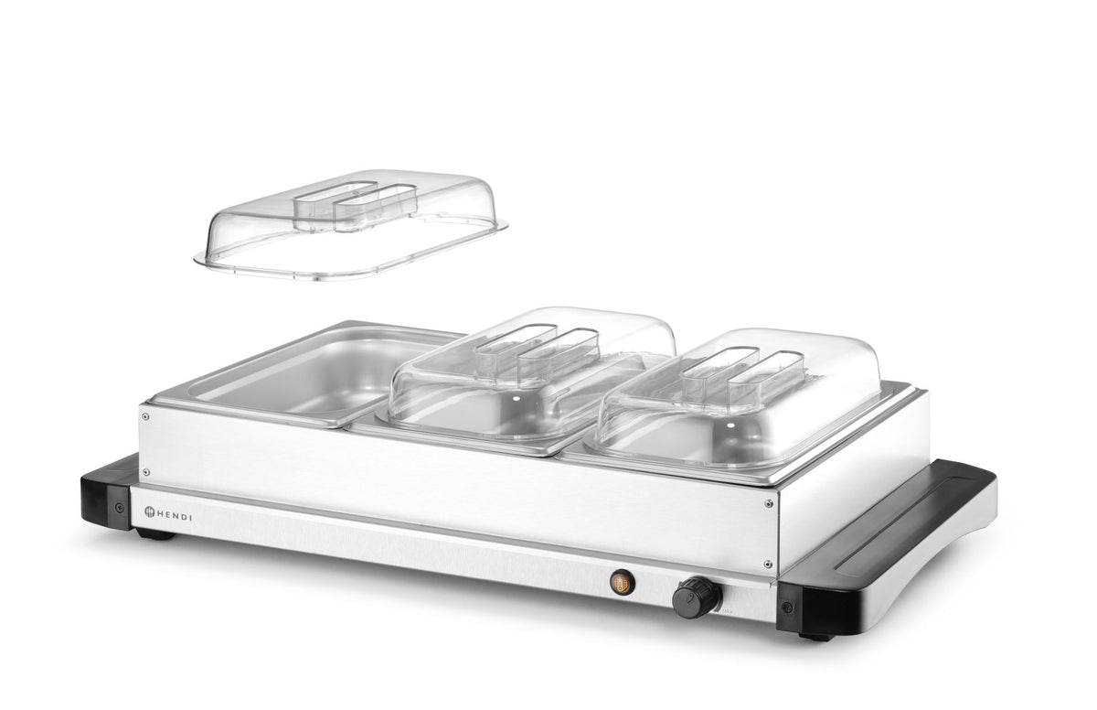 SCALDAVIVANDE, HENDI, 230V/400W, 657X381X(H)161MM - 201749