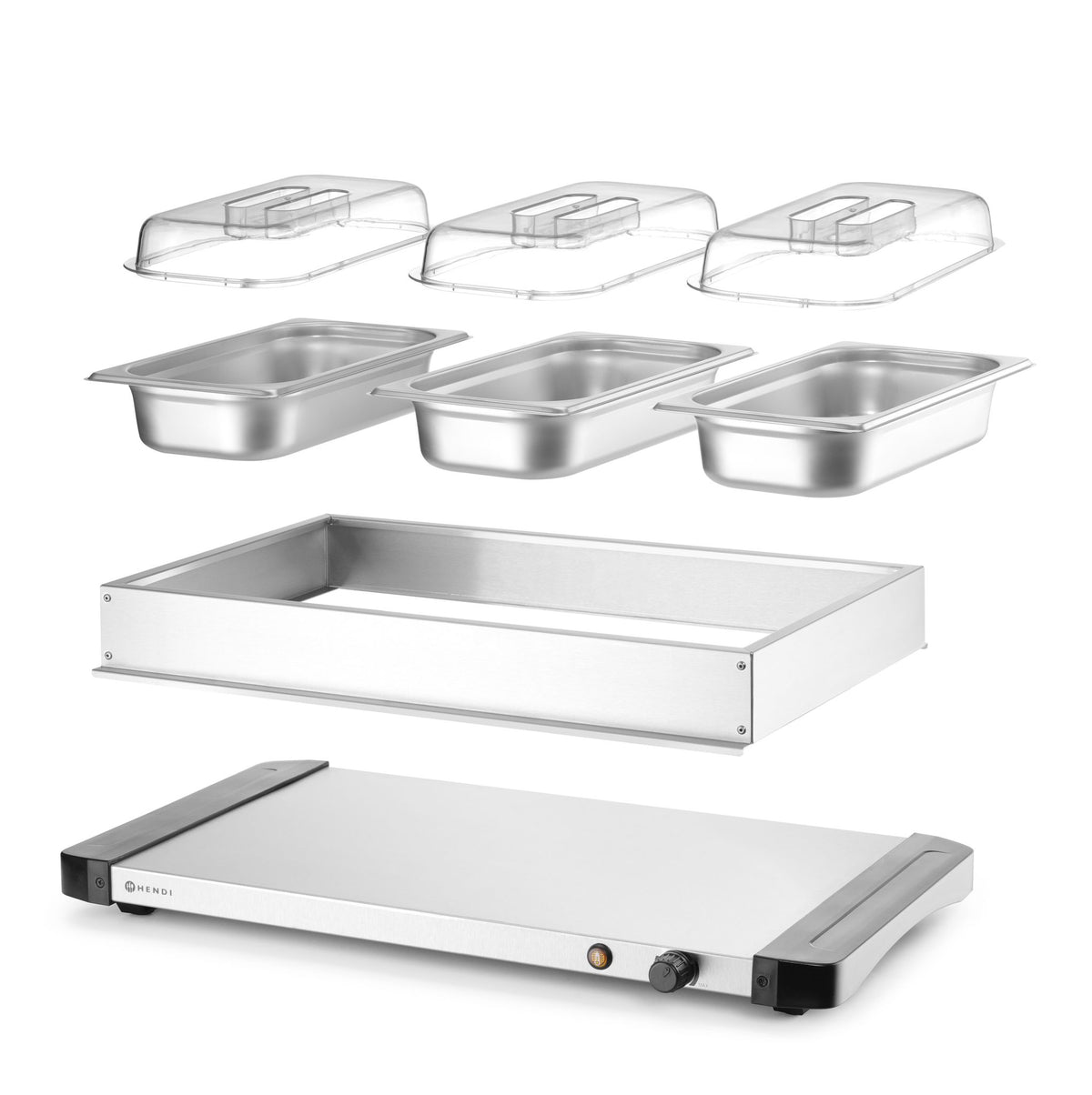 SCALDAVIVANDE, HENDI, 230V/400W, 657X381X(H)161MM - 201749