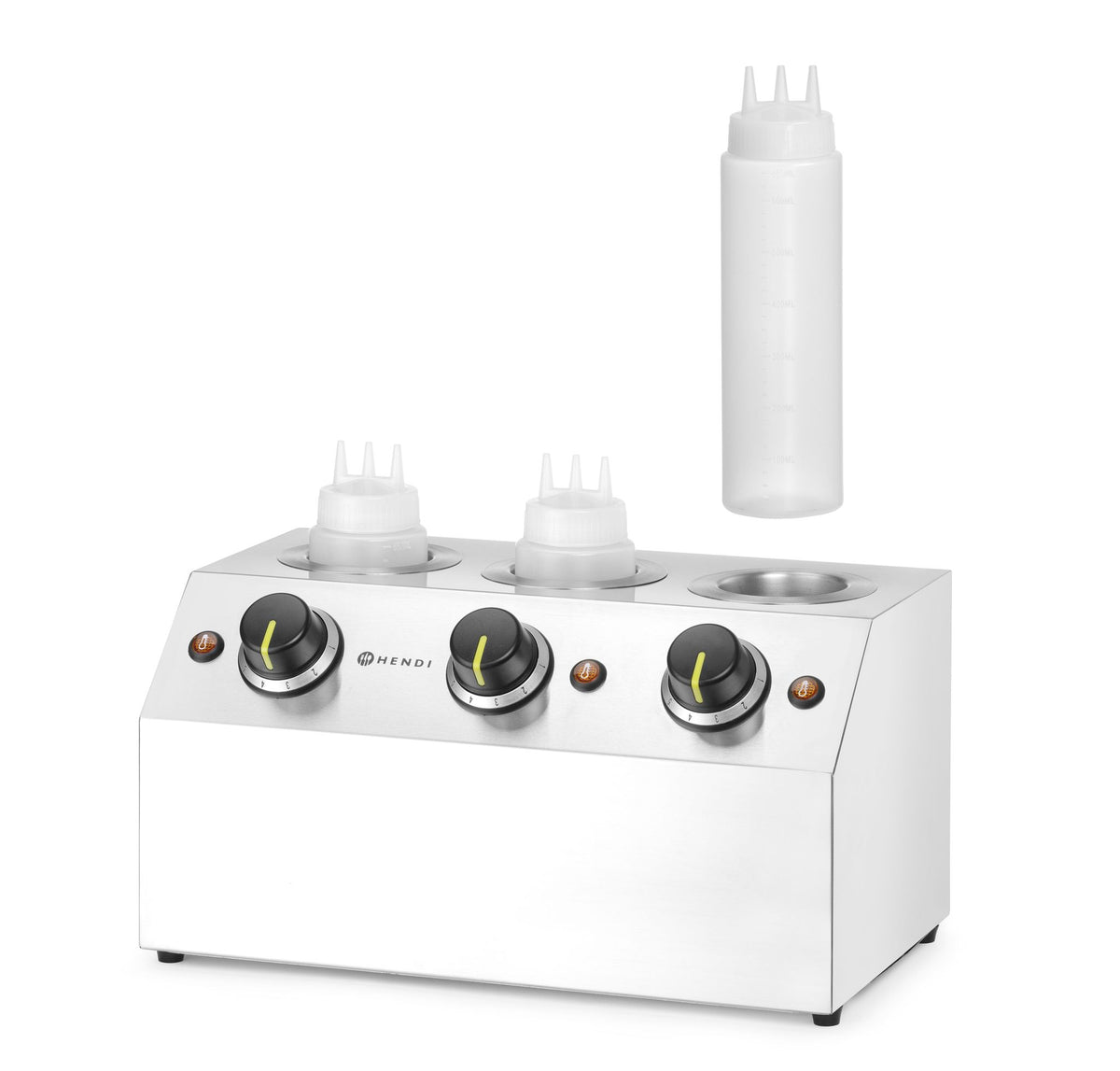 SCALDAVIVANDE PER SALSE, HENDI, DOPPIO - 2X0,65L, 220-240V/400W, 270X223X(H)282MM - 201725