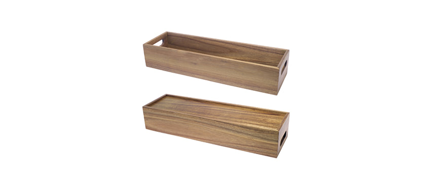 BUFFET ACACIA CASSETTA GN 2/4 H.10 - 201806 - MORINI