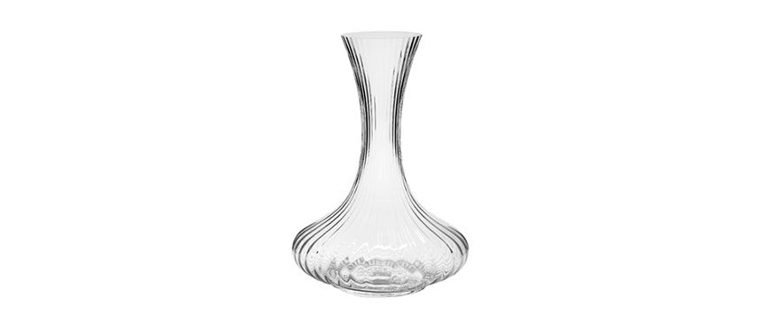 DECANTER VETRO SOFFIATO OTTICO TAGLIO DRITTO LT1,9 - 202007 - MORINI