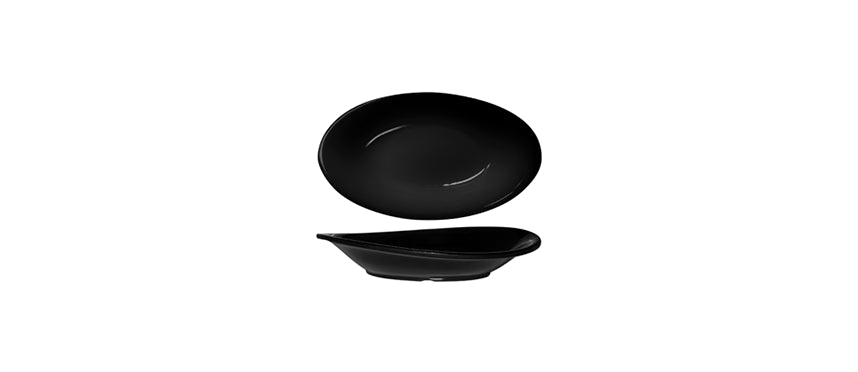 VASSOIO OVALE MEL.NERO CM17X10 H3,3 - 202018 - MORINI