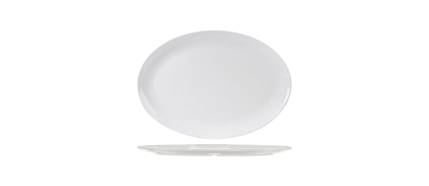 VASSOIO OVALE MEL.BIANCO CM48X34 H3,1 - 202025 - MORINI