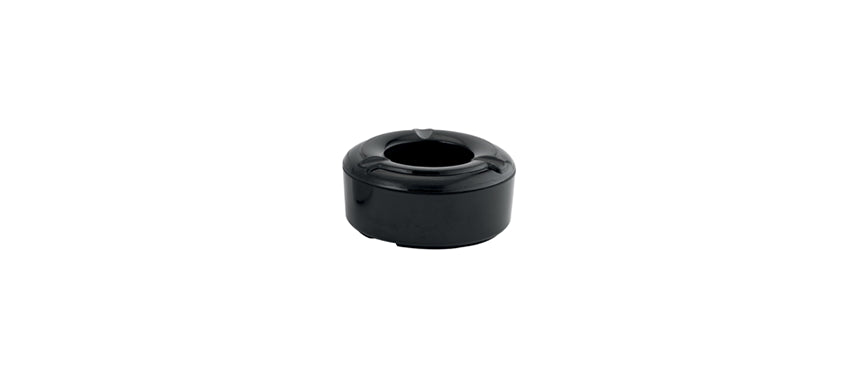 POSACENERE ANTIVENTO MEL.NERO CM10,3 H4,7 - 202030 - MORINI