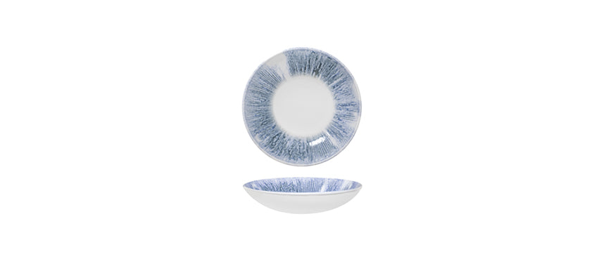 CH.LYRA BLUE PIATTO FONDO 18,2CM - 202547 - MORINI