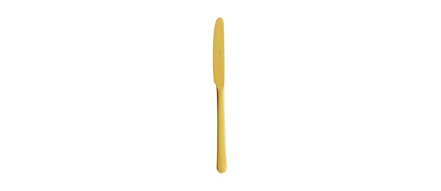 OSLO GOLD COLTELLO TAVOLA ACCIAIO INOX 18/10 - 202752 - MORINI