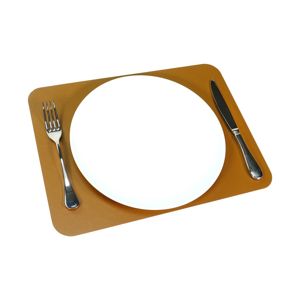 C/4 TOVAGLIETTA RETTANGOLARE GOURMET 40X30 TAN/NERO COLOUR MRPTN MEDRI - 20270005 - MEDRI