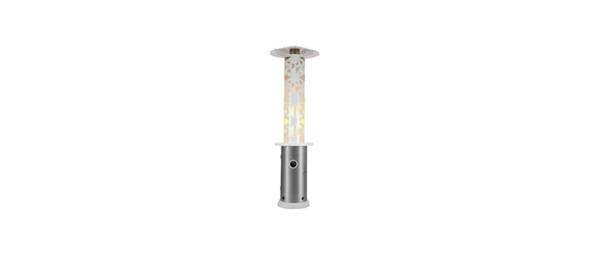 ARABESQUE STUFA A GAS B.CA+INOX C/RUOTE CM70 H220 - 202832 - MORINI
