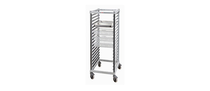 CARRELLO PORTATEGLIE/BACINELLE 18 GN2/1 O 36 GN1/1 - 203076 - MORINI