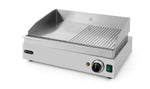 FRY TOP METÀ RIGATA, HENDI, PROFI LINE, 1/2 LISCIA, 1/2 RIGATA, 230V/2400W, 527X404X(H)233MM - 203156