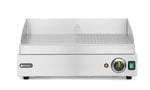 FRY TOP METÀ RIGATA, HENDI, PROFI LINE, 1/2 LISCIA, 1/2 RIGATA, 230V/2400W, 527X404X(H)233MM - 203156