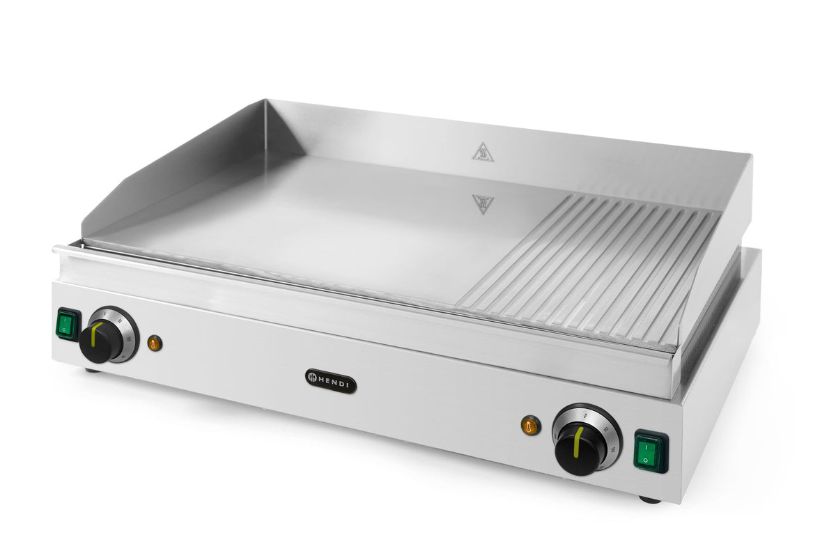FRY TOP 1/3 RIGATA, HENDI, PROFI LINE, 2/3 LISCIA, 1/3 RIGATA, 230V/3500W, 697X474X(H)241MM - 203163