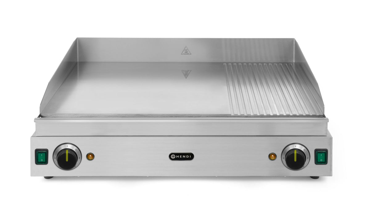 FRY TOP 1/3 RIGATA, HENDI, PROFI LINE, 2/3 LISCIA, 1/3 RIGATA, 230V/3500W, 697X474X(H)241MM - 203163