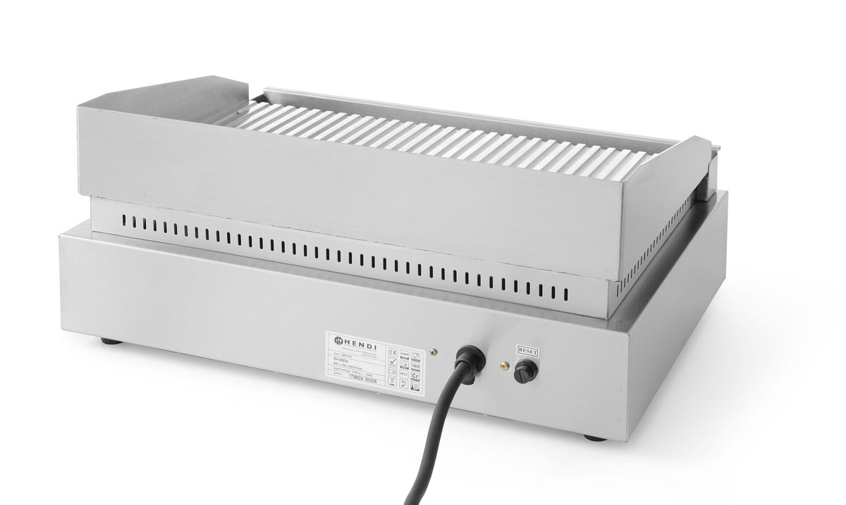 FRY TOP RIGATA, HENDI, PROFI LINE, RIGATA, 230V/2400W, 527X404X(H)233MM - 203170