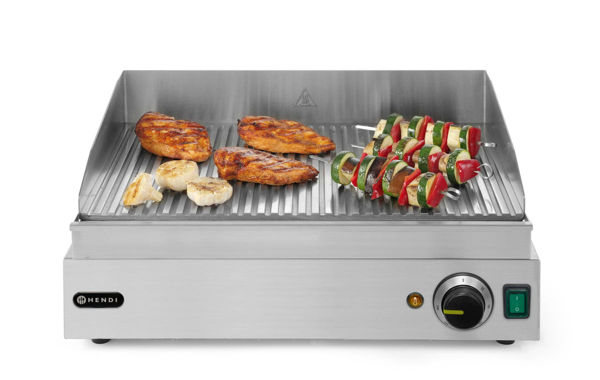 FRY TOP RIGATA, HENDI, PROFI LINE, RIGATA, 230V/2400W, 527X404X(H)233MM - 203170