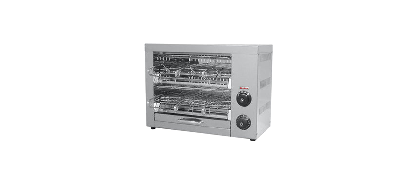 TOSTIERA ELETTRICA 6 PINZE CM47,5X23 H36,5 W2550 - 203431 - MORINI