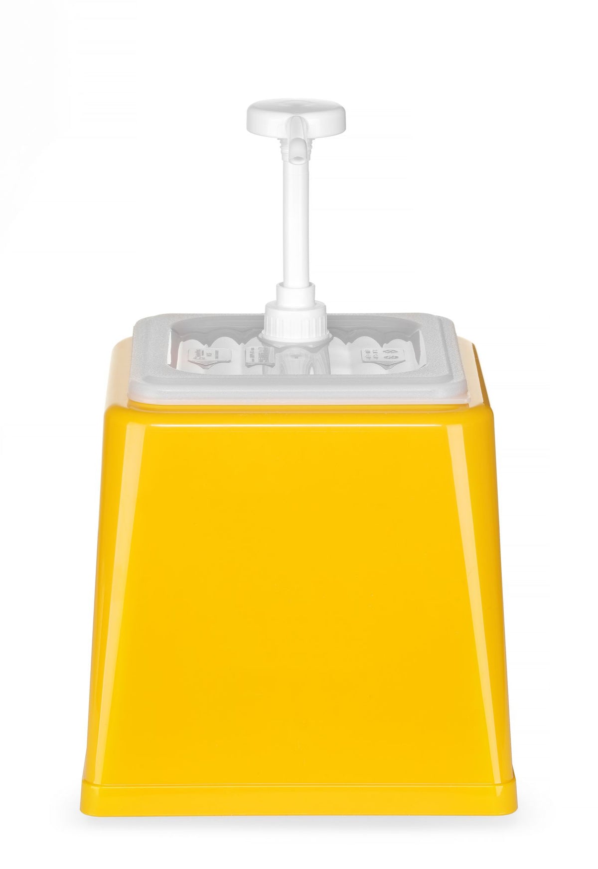 DOSATORE PER SALSE CON POMPA, HENDI, 2,5L, BIANCO, 230X210X(H)327MM - 203545