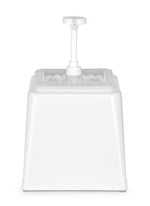 DOSATORE PER SALSE CON POMPA, HENDI, 2,5L, BIANCO, 230X210X(H)327MM - 203545