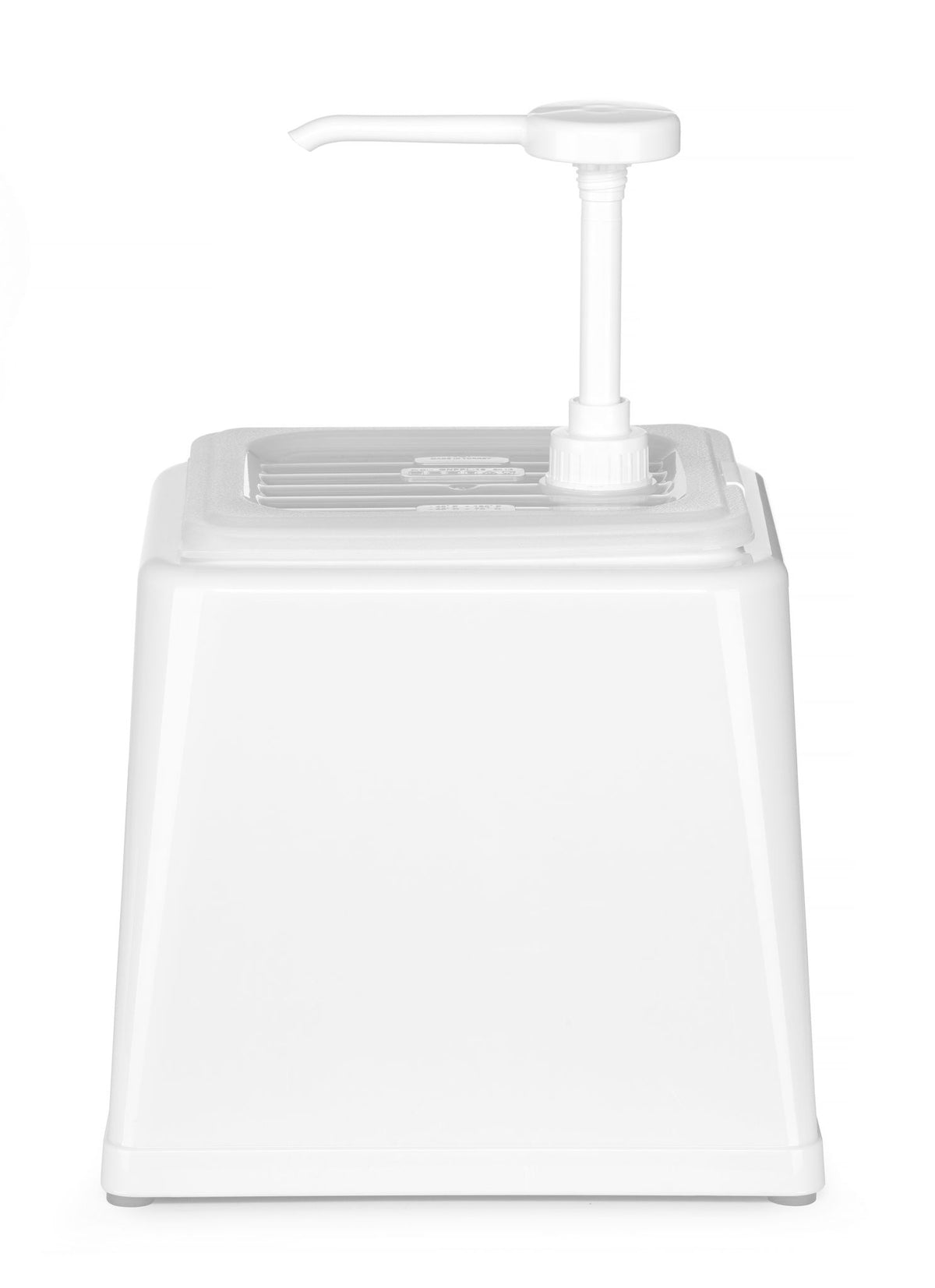 DOSATORE PER SALSE CON POMPA, HENDI, 2,5L, BIANCO, 230X210X(H)327MM - 203545