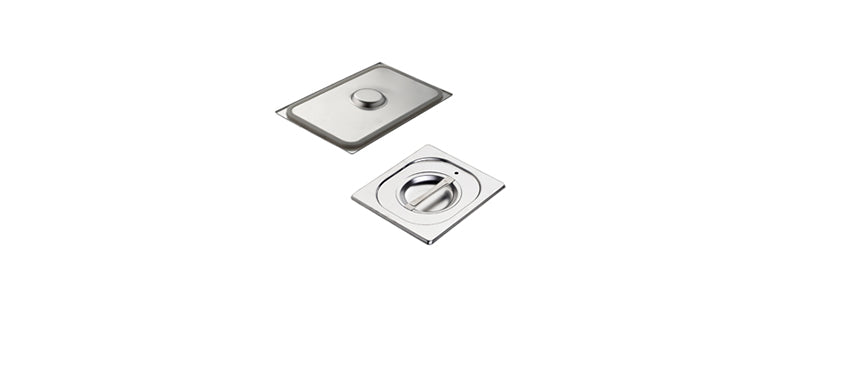 COPERCHIO INOX GN 1/6 C/GUARNIZ. 176X162 - 203721 - MORINI