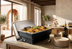 CHAFING DISH TELLANO ELETTRICO, HENDI, KITCHEN LINE, GN 1/1, 9L, 230V/900W, 575X349X(H)278MM - 204825