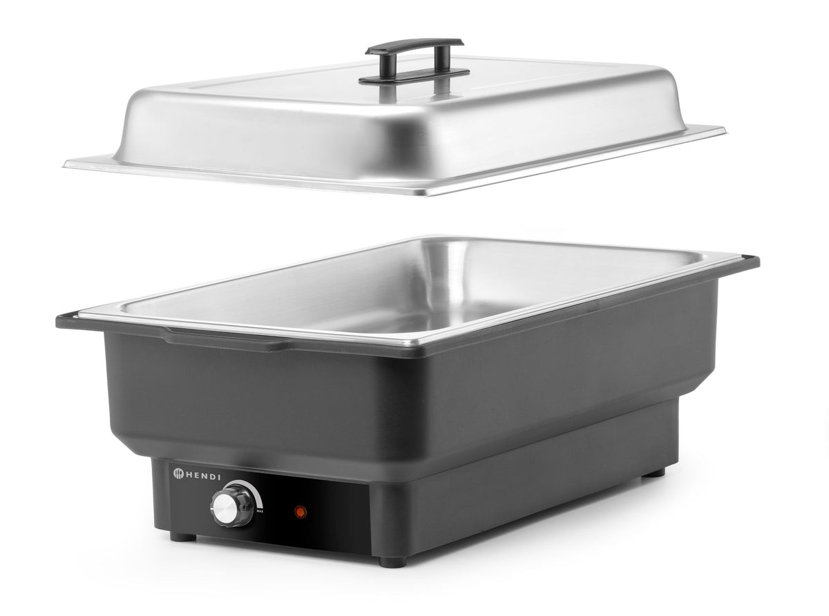 CHAFING DISH TELLANO ELETTRICO, HENDI, KITCHEN LINE, GN 1/1, 9L, 230V/900W, 575X349X(H)278MM - 204825