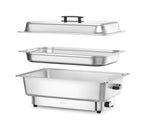 CHAFING DISH ELETTRICO POLLINA, HENDI, PROFI LINE, 9L, 230V/850W, 610X450X(H)278MM - 204900